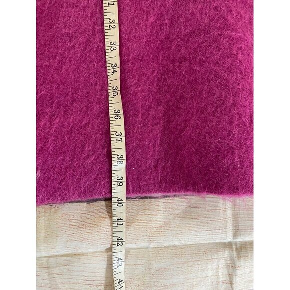 Vintage Jane Chafant Magenta Button Front Union Tag Coat - Med/Large - Picture 6 of 13